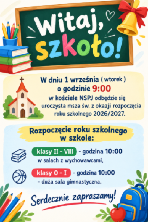 rozpoczęcie roku